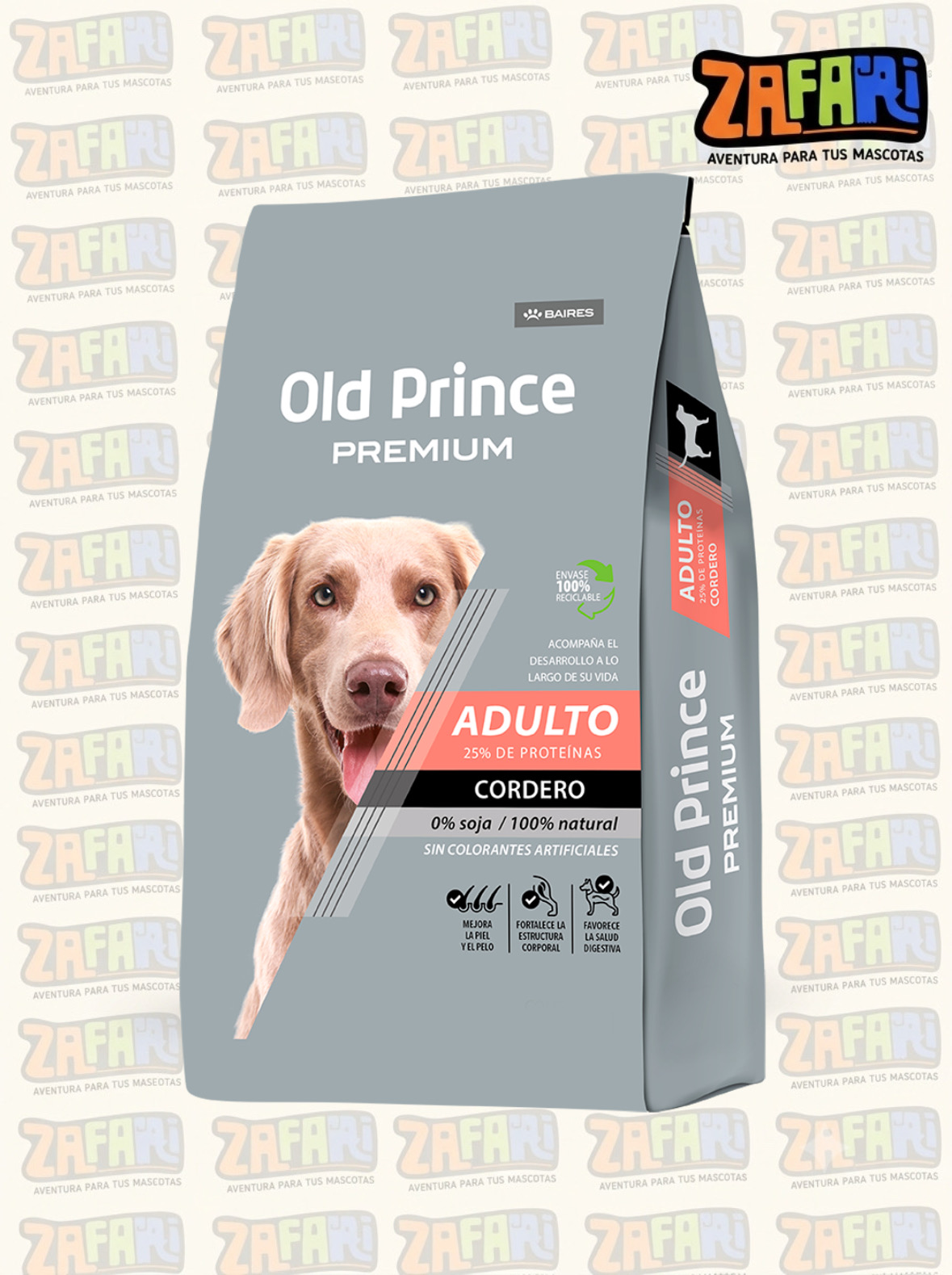 Old Prince Premium Perro Adulto Cordero y Arroz