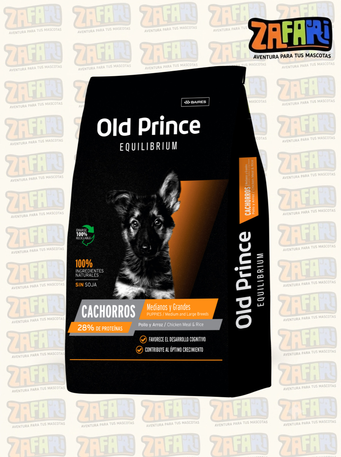 Old Prince Equilibrium Perro Cachorro Pollo y Arroz