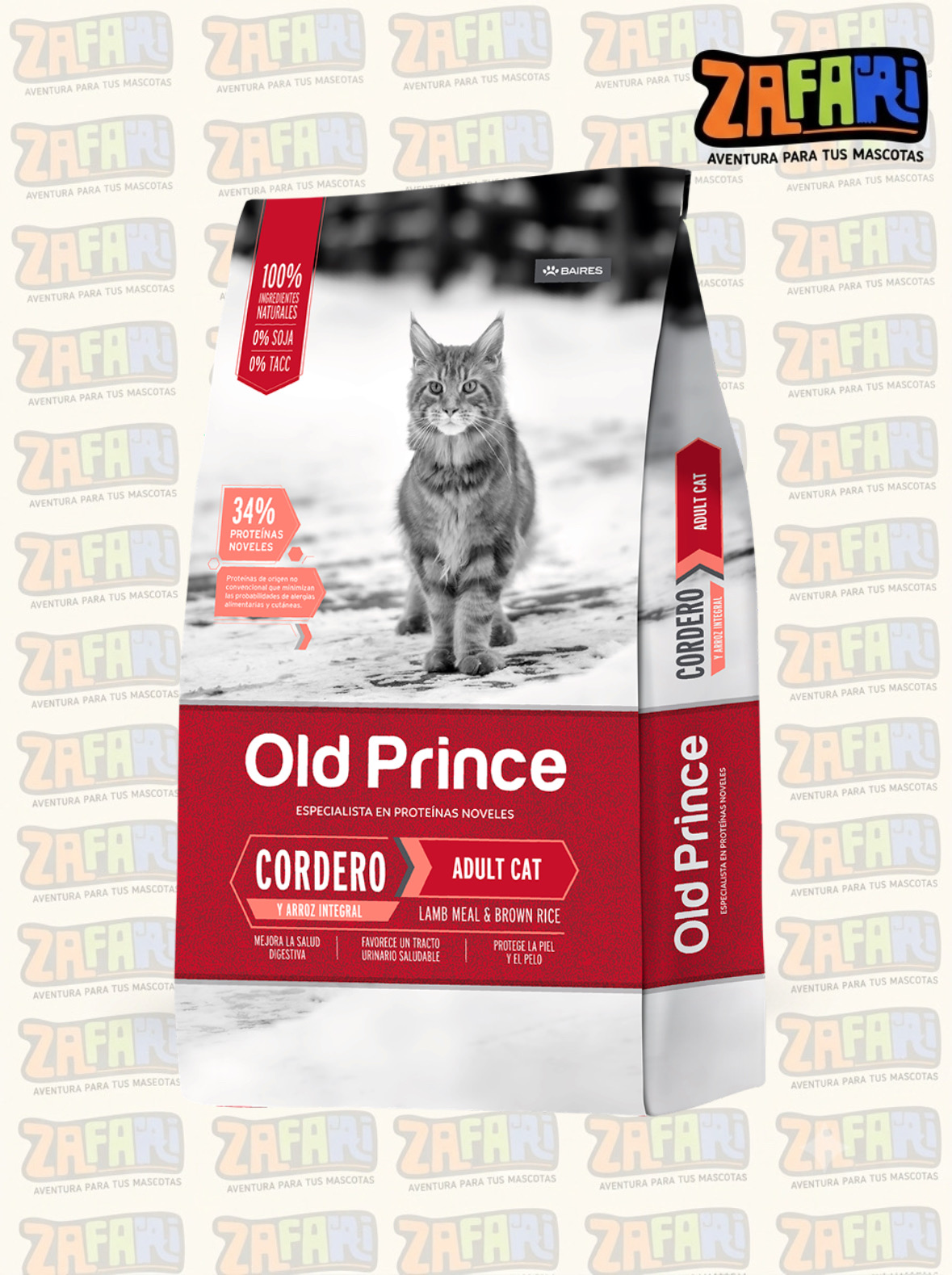 Old Prince Gatos Adultos Cordero y Arroz