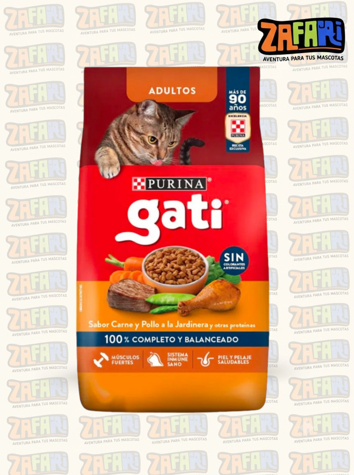 Gati  Gato adulto sabor carne o pescado