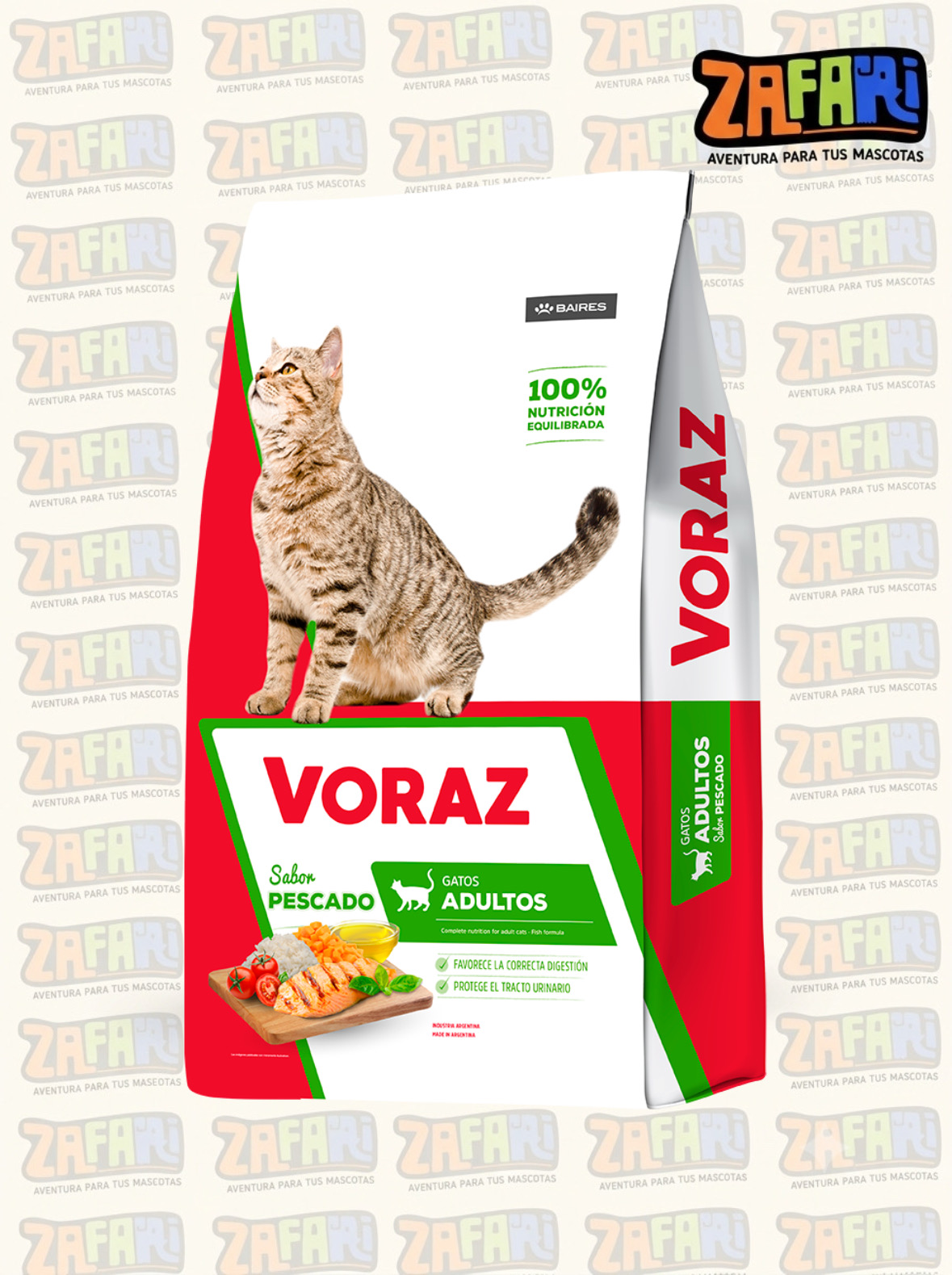 Voraz Gato adulto