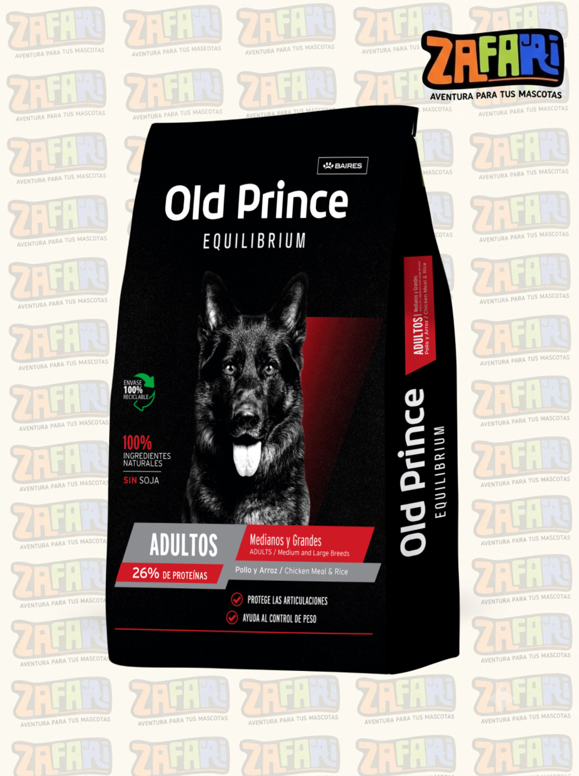 Old Prince Equilibrium Perros Adultos Pollo y Arroz