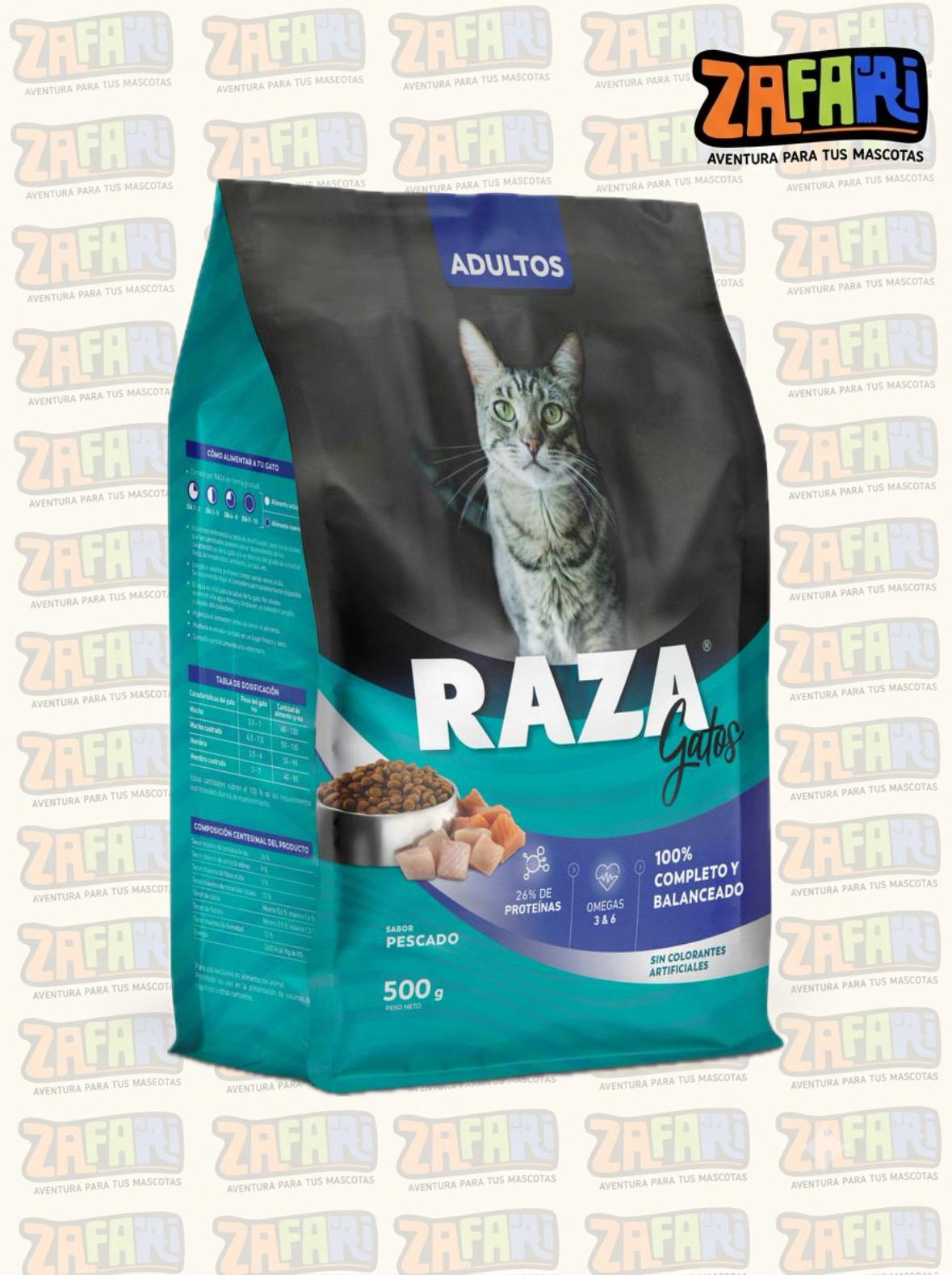 Raza Gato adulto Pescado