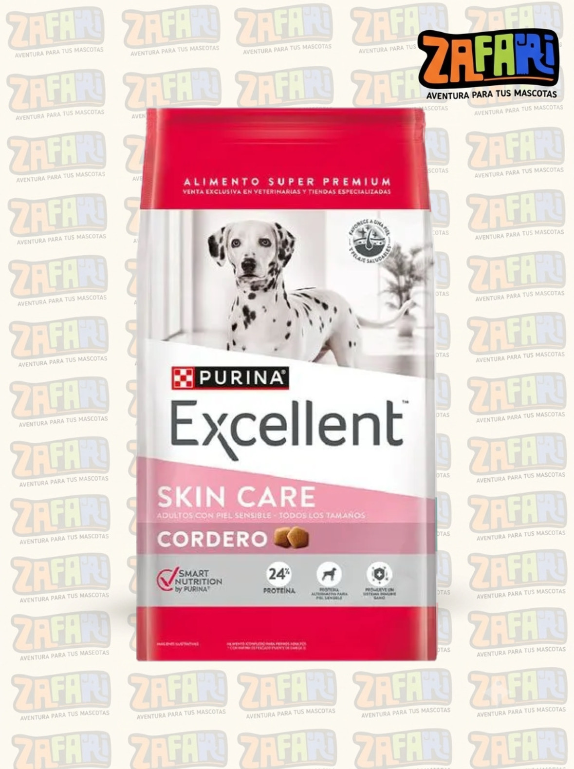 Excellent Perro Skin Care Adultos con Cordero