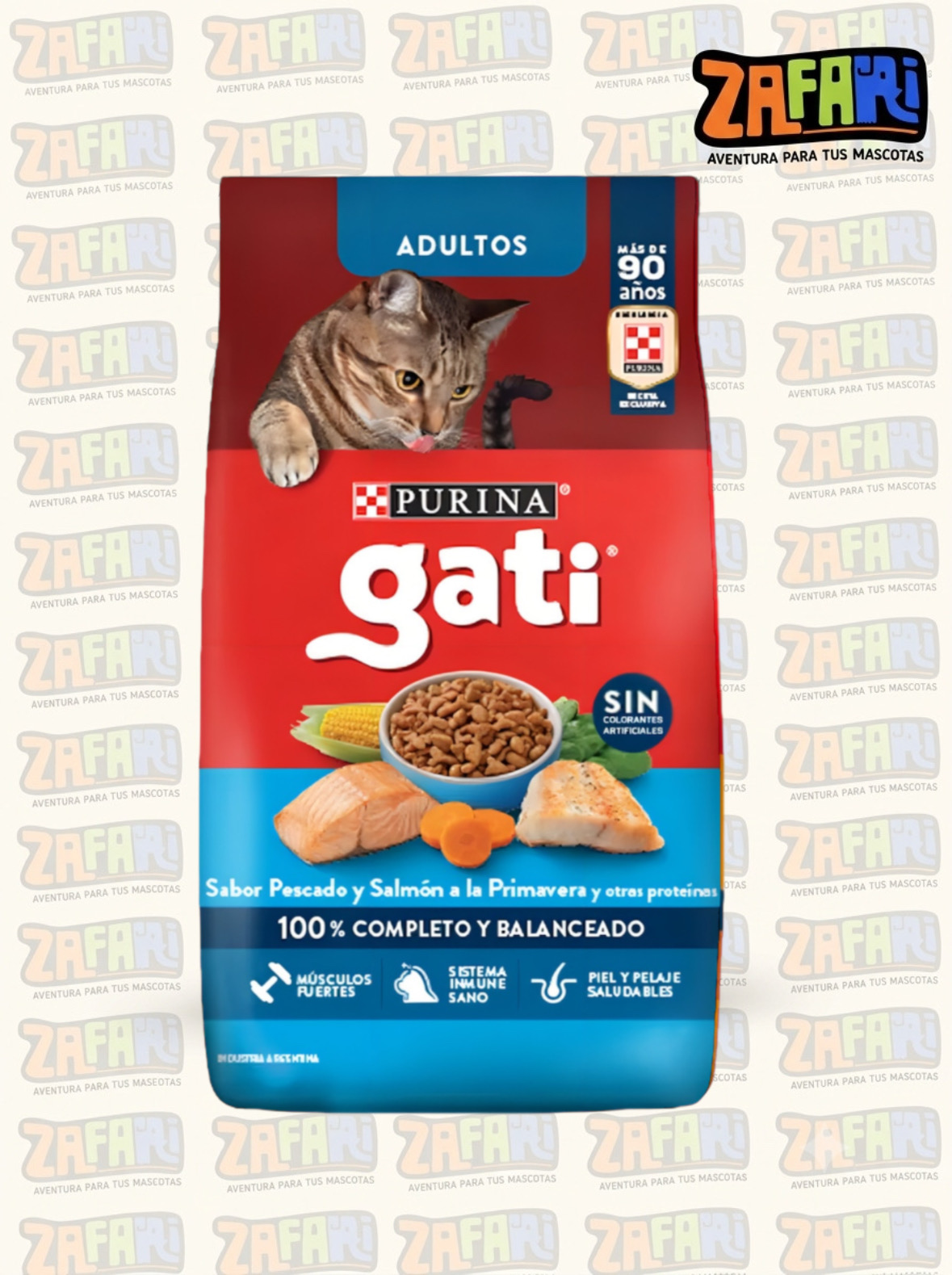 Gati  Gato adulto sabor carne o pescado