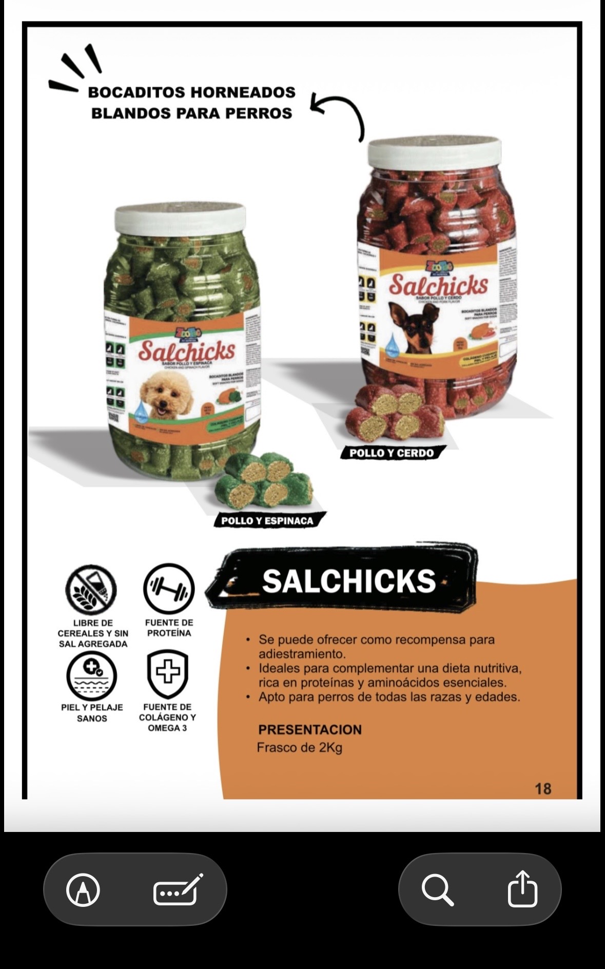 Pote salchicks caramelera ZOOTEC